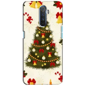 Чехол Новогодняя Елка на Realme X2 Pro (Новогодний принт)