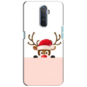 Чехол Санта Клаус для Realme X2 Pro (Олененок)