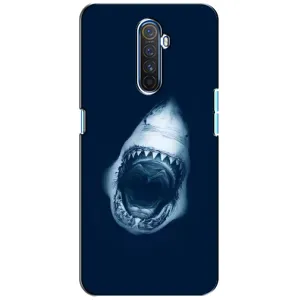 Силиконовый бампер с картинкой животных для Realme X2 Pro (Пасть Акулы)