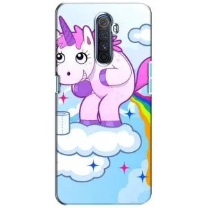 Чехол Unicorn на Realme X2 Pro (Радуга единорожка)
