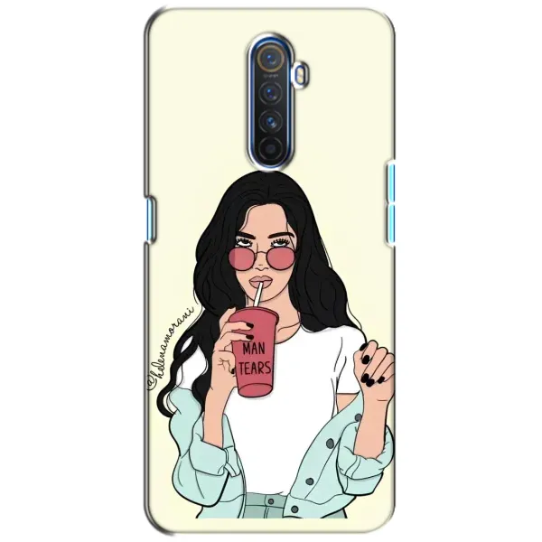 Чехол с рисунком «С напитком» для Realme X2 Pro