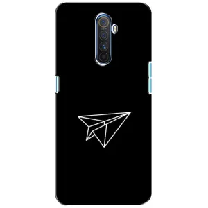 Чохол з картинками на чорному фоні для Realme X2 Pro (Літак)