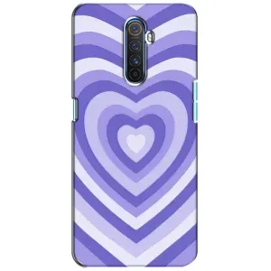 Чохли з тематикою "Маленькі Сердчеки" на Realme X2 Pro (Серце фіолет)