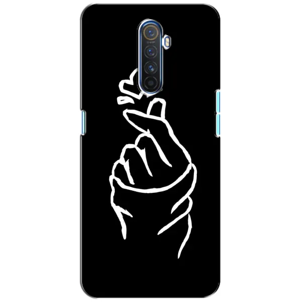 Чехол с рисунком «Сердце на черном» для Realme X2 Pro Чехол с рисунком «Сердце на черном» для Realme X2 Pro