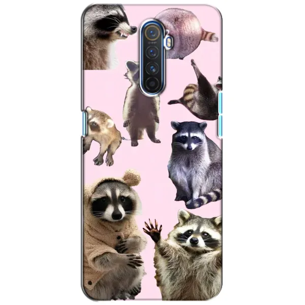 Чехол с рисунком «Смешные Еноты» для Realme X2 Pro Чехол с рисунком «Смешные Еноты» для Realme X2 Pro