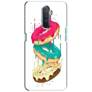 Чохол з зображенням смачної їжі для Realme X2 Pro (Соковиті пончики)