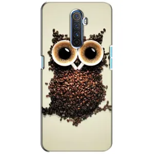 Чохли з принтом СОВИ для Realme X2 Pro (Сова з зерен кави)