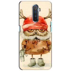 Чохли з принтом СОВИ для Realme X2 Pro (Сова у шапці)