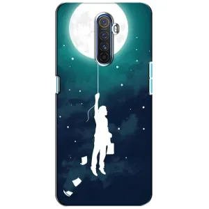 Чехол (ТПУ) с планетами на Realme X2 Pro (To The moon)