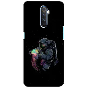 Силіконовый Чохол з принтом "Космонавти" на Realme X2 Pro (В руках земля)
