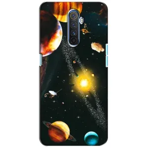 Чехол (ТПУ) с планетами на Realme X2 Pro (Вид с космоса)