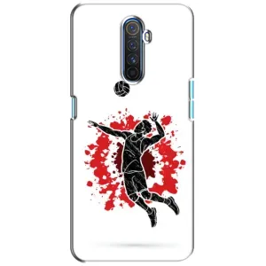 Чохли з прінтом Спортивна тематика для Realme X2 Pro (Волейболіст)