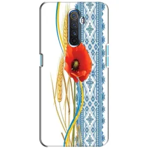 Силиконовый Чехол на Realme X2 Pro с картинкой Вышиванки (Вышиванка с цветком)