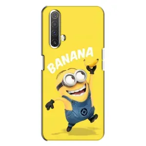Мультяшный принт на Чехол для Реалми Х3 (Banana)