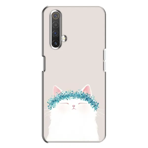 Чехол с рисунком «Белый котик» для Realme X3 Чехол с рисунком «Белый котик» для Realme X3