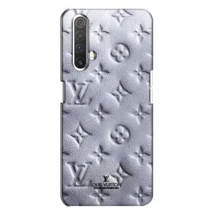 Текстурный Чехол Louis Vuitton для Реалми Х3 (Белый ЛВ)