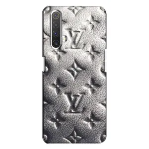 Текстурный Чехол Louis Vuitton для Реалми Х3 (Бежевый ЛВ)