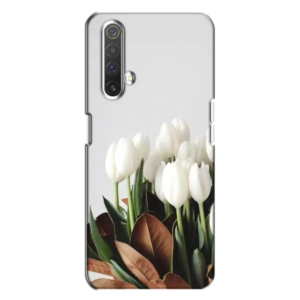 Чехол с рисунком «Букет тюльпанов» для Realme X3
