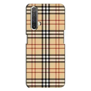 Чехол с Брендами одежды на Реалми Х3 (Burberry стиль)