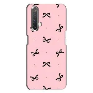 Чохол банти для Realme X3 (Чорні бантики)