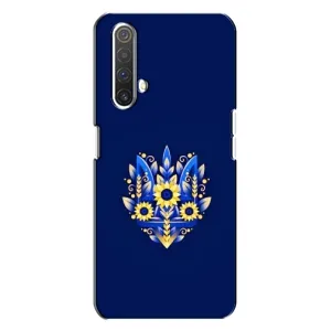 Чохол Укр Символіка для Realme X3 (Квітучий Герб)