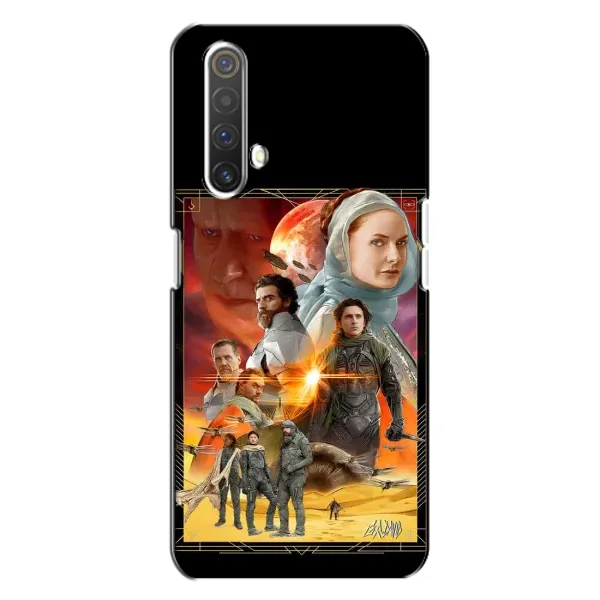Чехол с рисунком «Д Ю Н А» для Realme X3