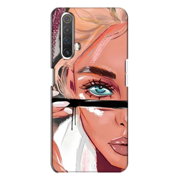 Чехол с рисунком «Девушка и ресницы» для Realme X3 Чехол с рисунком «Девушка и ресницы» для Realme X3