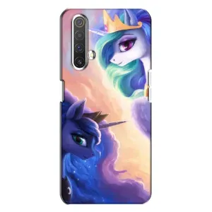 Чехол Unicorn на Realme X3 (Единорожки на тучках)