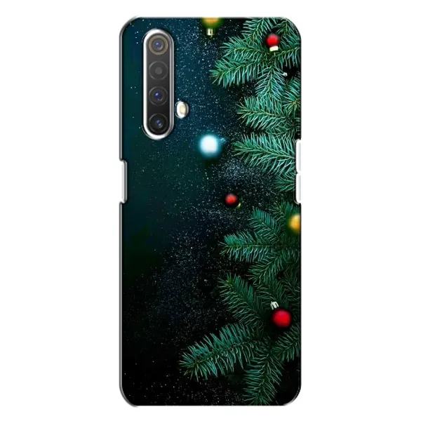Чехол с рисунком «Елка» для Realme X3