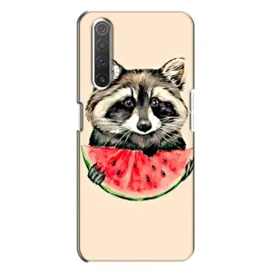 Силиконовый Чехол с Енотами на Realme X3 (Енот)
