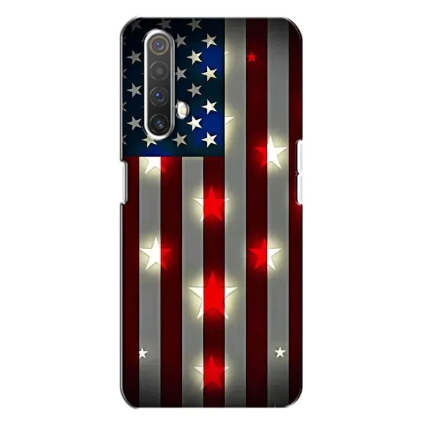 Чехол с рисунком «Флаг США 2» для Realme X3