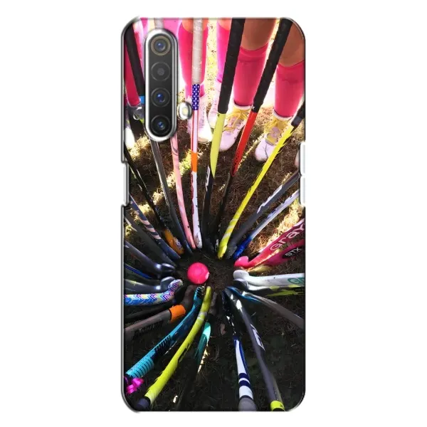 Чехол с рисунком «Флорбол» для Realme X3