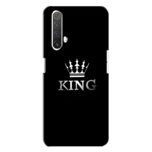 Чохол (Корона на чорному фоні) для Реалмі Х3 (KING)