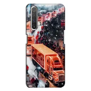 Чехлы на Новый Год Realme X3 (Кока Кола)