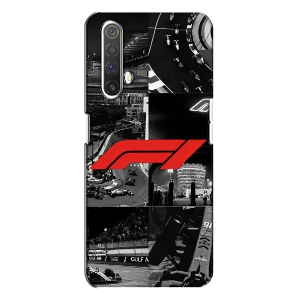 Чехол с рисунком «Коллаж Формула 1» для Realme X3 Чехол с рисунком «Коллаж Формула 1» для Realme X3