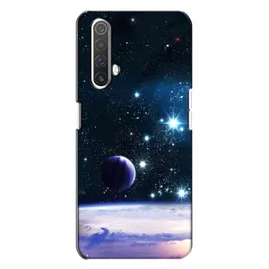 Чехол (ТПУ) с планетами на Realme X3 (Космический вид)