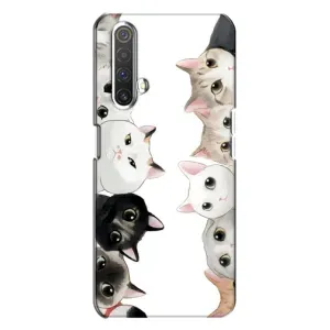 Силиконовый чехол с котиком для Realme X3 (Коты)