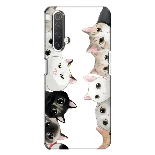 Чехол с рисунком «Коты» для Realme X3