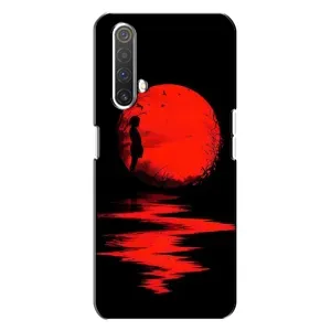 Летний Чехол на Realme X3 (Красный Закат)