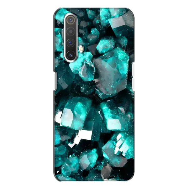 Чехол с рисунком «Кристалы» для Realme X3