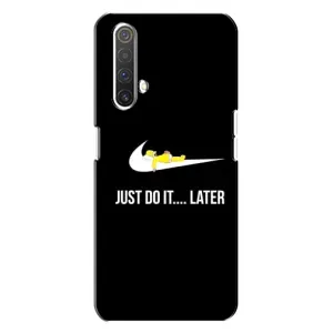 Силиконовый Чехол на Realme X3 с картинкой Nike (Later)