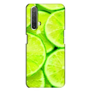 Чохол з зображенням смачної їжі для Realme X3 (Лайм)