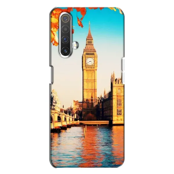 Чехол с рисунком «Летний Лондон» для Realme X3