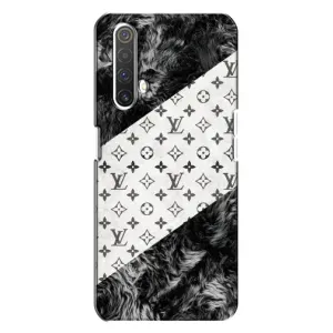 Чехол Стиль Louis Vuitton на Realme X3 (LV на белом)
