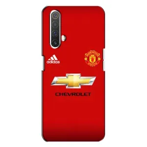 Силиконовые Чехлы принт Футбол на Realme X3 (Man United)