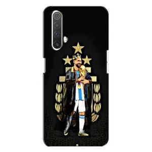 Чехлы Лео Месси Аргентина для Realme X3 (Месси король)