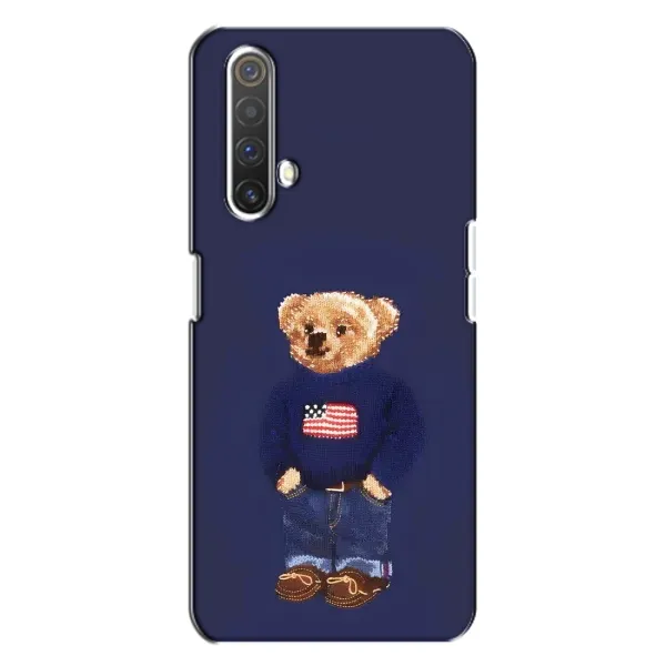 Чехол с рисунком «Мишка USA» для Realme X3