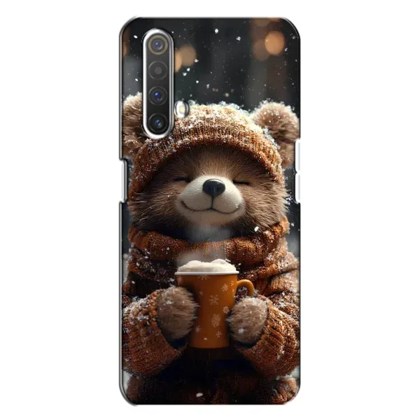 Чехол с рисунком «Медвежонок с кофе» для Realme X3 Чехол с рисунком «Медвежонок с кофе» для Realme X3