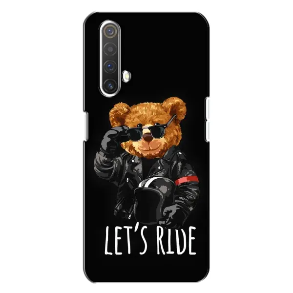Чехол с рисунком «Модный Мишка» для Realme X3