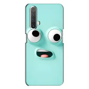 Силиконовые Чехлы (смешные стикеры) для Realme X3 (Забавное мятное лицо)